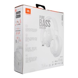 Wireless on-ear headphones JBL Tune 720BT white