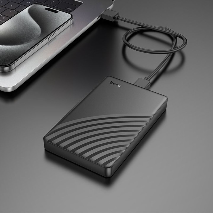 Корпус для дисків HDD і SSD 2,5" SATA USB 3.0 для Micro Hoco HB46 чорний