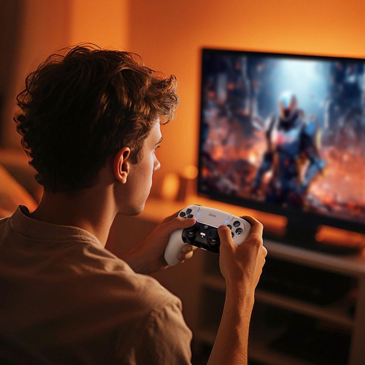 Wireless controller for PS5 compatible with games PS5/PS4 Hoco GA32 white