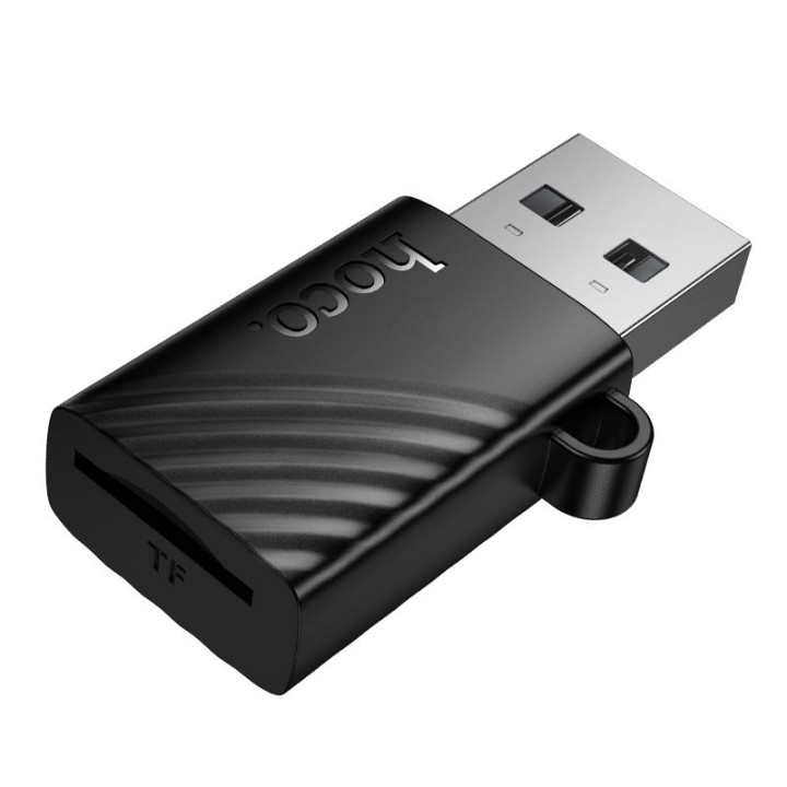 Кардрідер TF 2.0 USB-A Hoco HB53 чорний