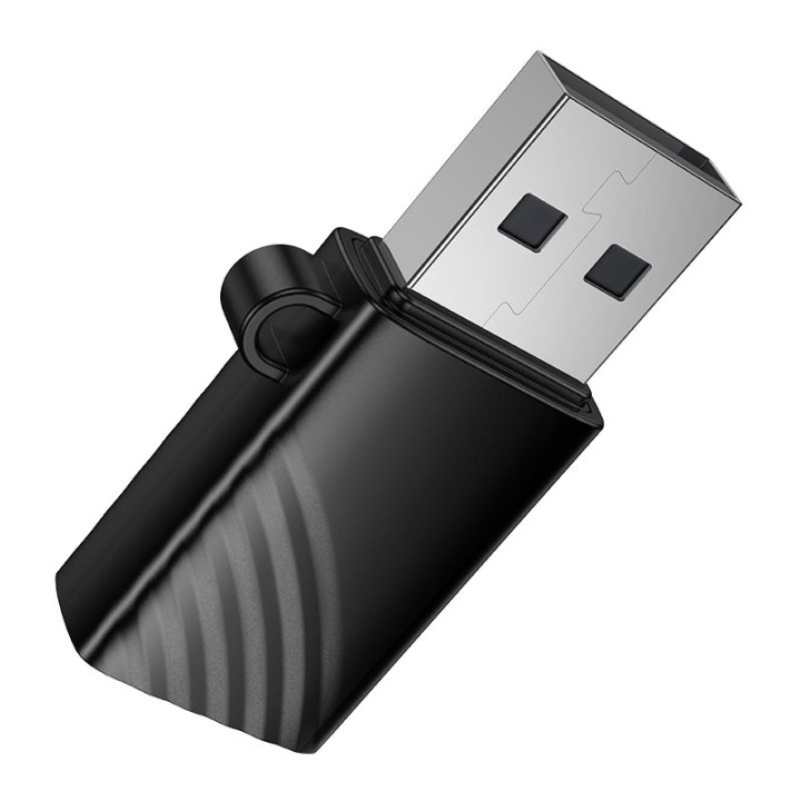 Кардридер TF 2.0 USB-A Hoco HB53 черный