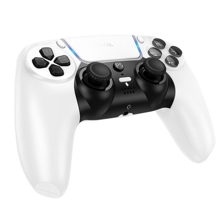 Pad bezprzewodowy do PS5 kompatybilny z grami PS5/PS4 Hoco GA32 biały
