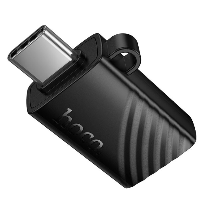 Кардридер TF 2.0 USB-C Hoco HB53 черный