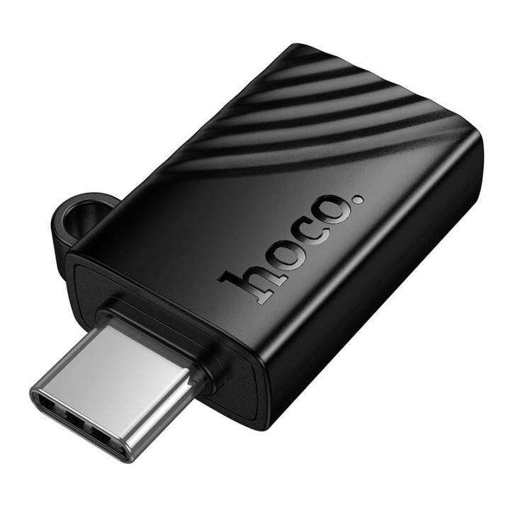 Кардридер TF 2.0 USB-C Hoco HB53 черный