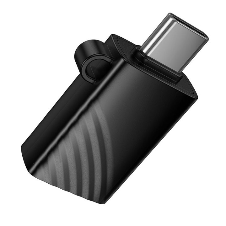 Кардридер TF 2.0 USB-C Hoco HB53 черный