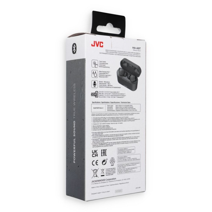 Бездротові навушники-вкладиші JVC HAA9TBE чорні