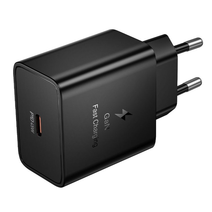 Сетевое зарядное устройство для телефона Hoco USB C QC PD 45W N77 черное