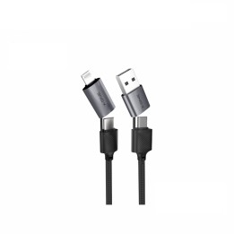 Kabel USB X-ONE QuantumFlex - typ C do C max 60W 1,2m czarny