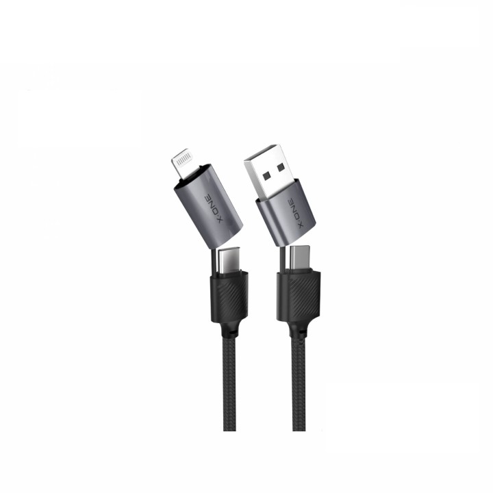 Кабель USB X-ONE QuantumFlex - тип C для C max 60W 1,2m черный