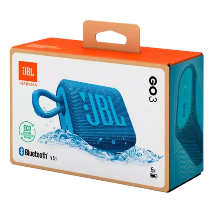 Wireless speaker 4.2W 5h JBL GO 3 ECO blue