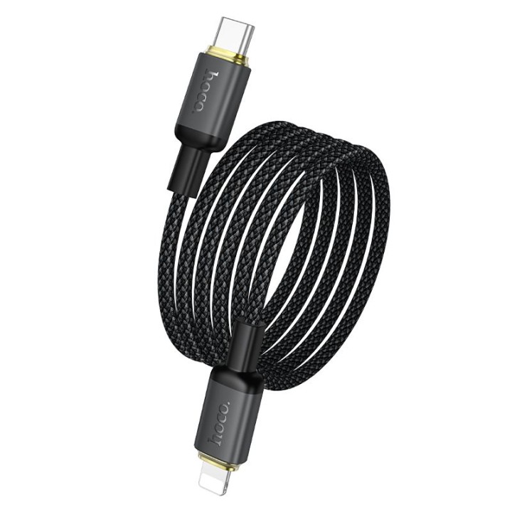 Кабель USB-C – Lightning Hoco PD 30W 1 m X128 Benefit черный