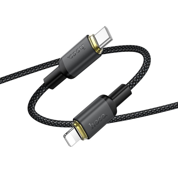 USB-C to Lightning cable Hoco PD 30W 1 m X128 Benefit black