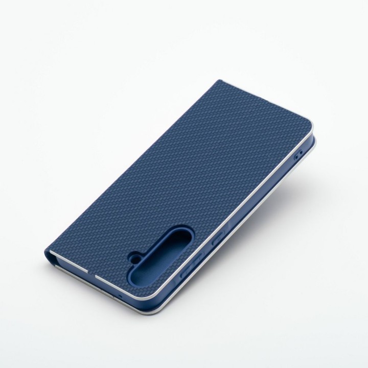Чохол з клапаном для Samsung A27 Luna Book Carbon синій