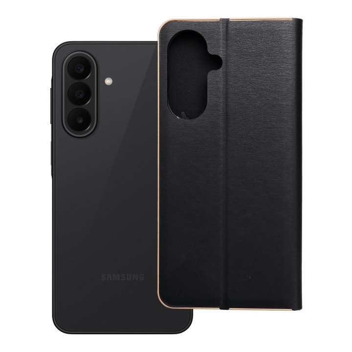 Flip case for Samsung A27 Luna Book Gold black