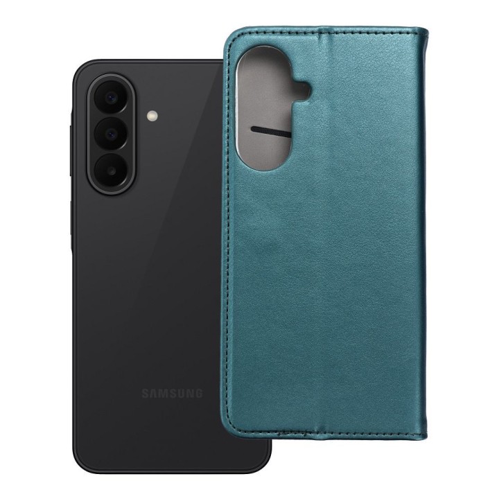Flip case for Samsung A27 Smart Magneto dark green