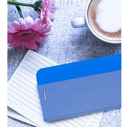 Чехол с клапаном для Samsung A27 Sensitive Book синий