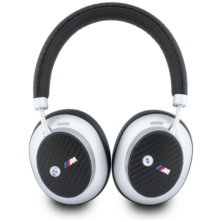Wireless on-ear headphones ENC BMW Carbon Metal Logo BMW001179 silver