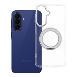 Чохол для Samsung A27 Frame Circle Stand сумісний з MagSafe прозорий