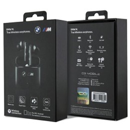 Бездротові навушники-вкладиші ENC BMW TWS BMWSES20MAMK + док-станція M Collection чорні