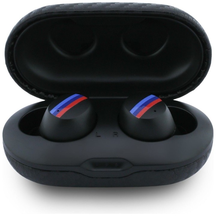 Wireless in-ear headphones ENC BMW TWS Carbon Metal Logo BMW001141 black