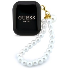 Wireless in-ear headphones GUESS TWS Pearl Strap GUE005292 black