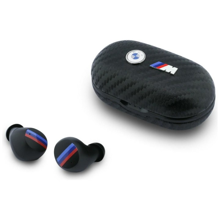 Słuchawki bezprzewodowe douszne ENC BMW TWS Carbon Metal Logo BMW001141 czarne