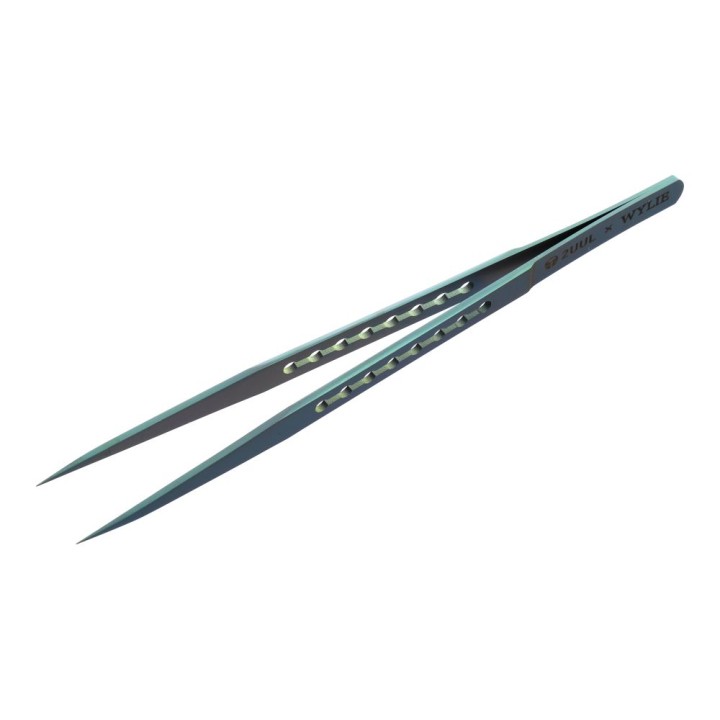 2UUL straight titanium tweezers Ti11