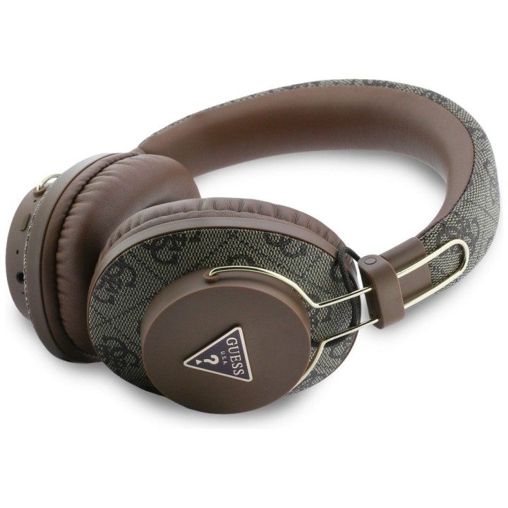 Wireless on-ear headphones ENC GUESS Triangle Logo GUE005324 brown