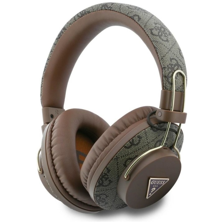 Wireless on-ear headphones ENC GUESS Triangle Logo GUE005324 brown