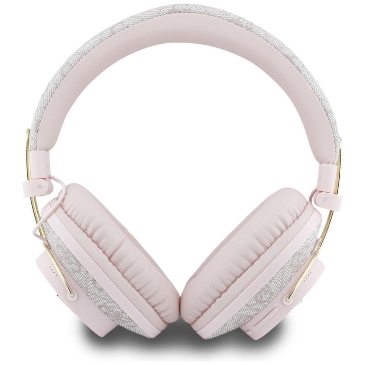 Wireless on-ear headphones ENC GUESS Triangle Logo GUE005325 pink