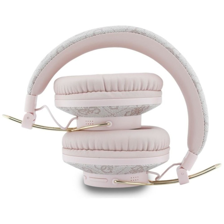 Wireless on-ear headphones ENC GUESS Triangle Logo GUE005325 pink
