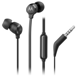 Słuchawki przewodowe douszne z mikrofonem MOTOROLA Ear Buds 3-S czarne