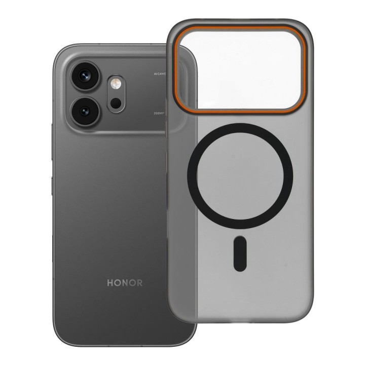 Case for Honor 600 / 600 PRO Go Orange MagSafe compatible black