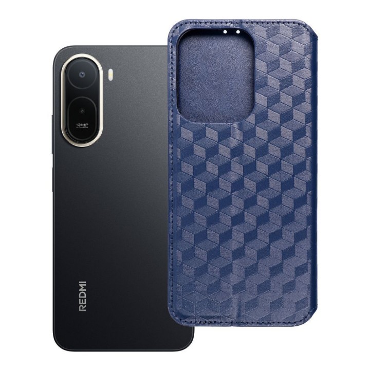 Чехол с клапаном для Xiaomi Redmi A7 PRO Cubic Book синий