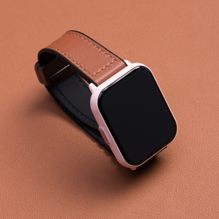 Смарт-часы TITMO E-100 (TFT, звонки по bluetooth) розовые 0INT