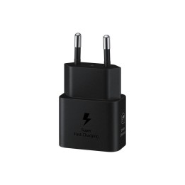 SAMSUNG oryginalna ładowarka sieciowa Typ C PD 3A 25W GaN EP-T2510NBEGEU czarna blister