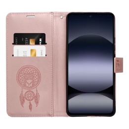 Flip case for Motorola G17 Mezzo Book dreamcatcher rose gold