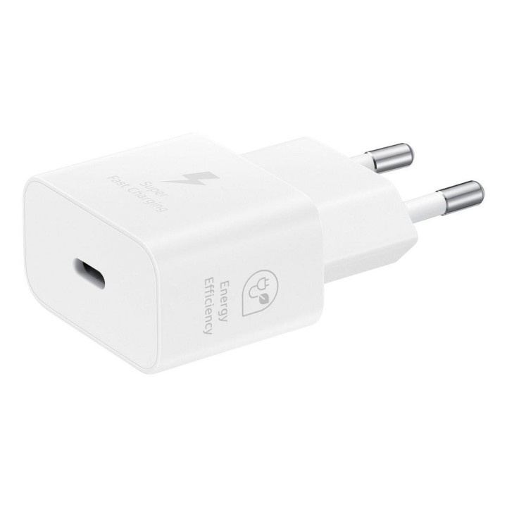 SAMSUNG оригинальное сетевое зарядное устройство тип C PD 3A 25W GaN EP-T2510NWEGEU белое блистер