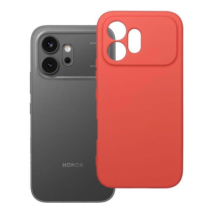 Чехол для Honor 600 Silicone персиковый
