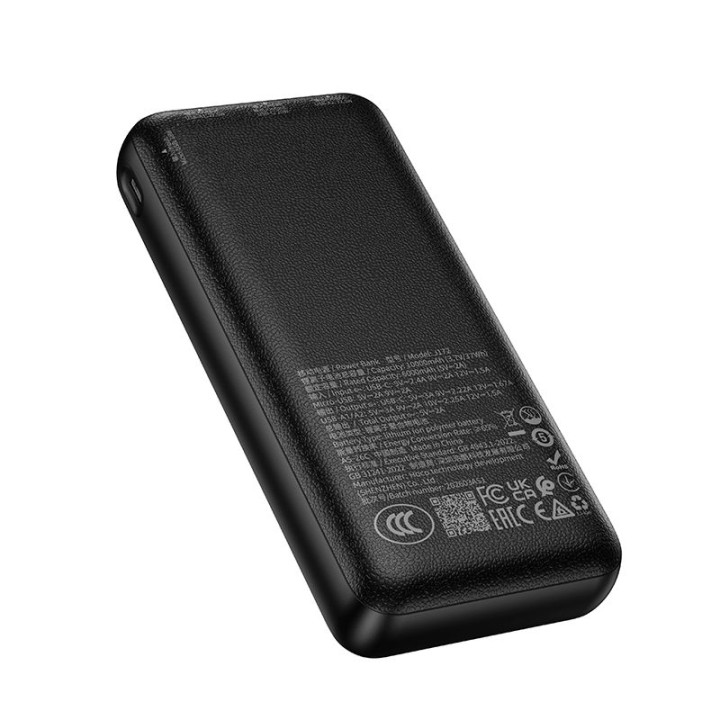 Повербанк Hoco 20000 mAh QC 22,5W+PD 20W LED J172A черный