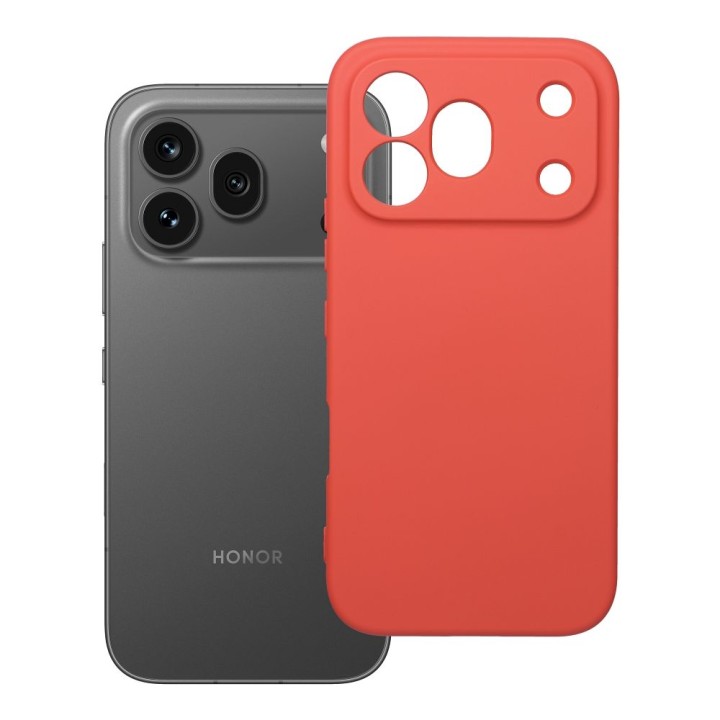 Etui na Honor 600 PRO Silicone brzoskwiniowe