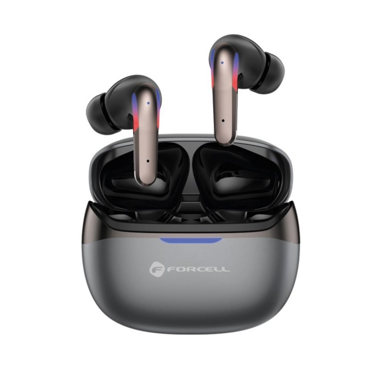 Бездротові навушники-вкладиші TWS Forcell F-Audio Pulse Pro ANC + ENC чорні 0INT