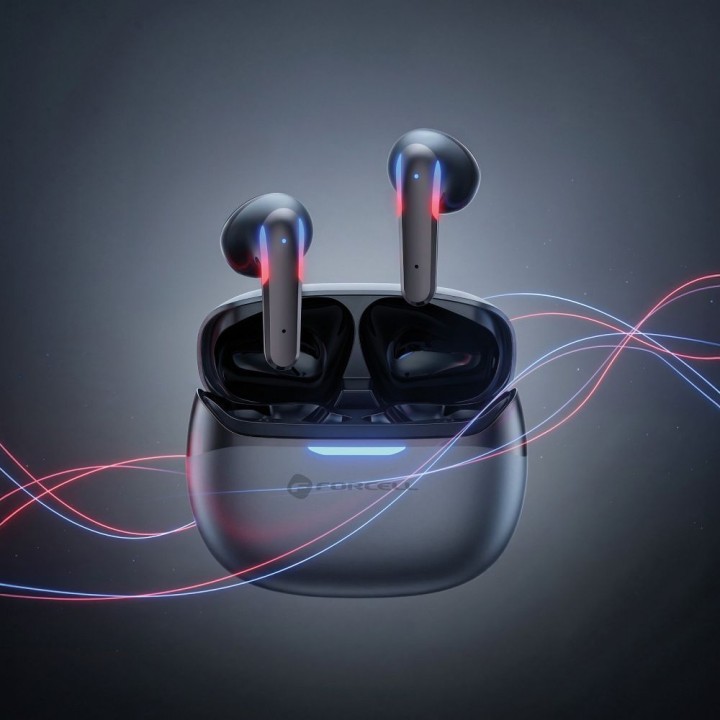 Беспроводные наушники-вкладыши TWS Forcell F-Audio Pulse Air ENC черные 0INT