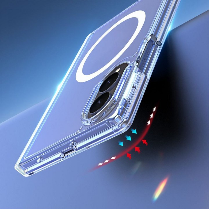 DUX DUCIS case CLIN MAG compatible with MagSafe for SAMSUNG Z Fold 8 transparent