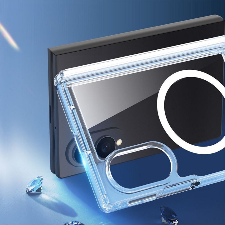 DUX DUCIS case CLIN MAG compatible with MagSafe for SAMSUNG Z Fold 8 transparent