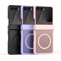 DUX DUCIS case YIND compatible with MagSafe for SAMSUNG Z Flip 8 light pink