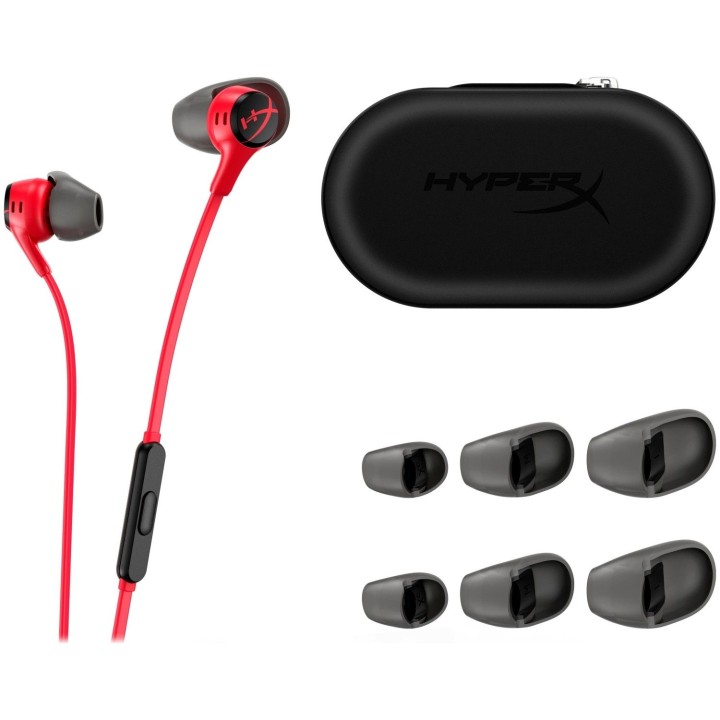 Wired in-ear headphones Jack 3,5 mm HyperX Cloud Earbuds 2 1,2 m red