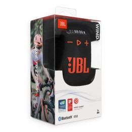 Wireless speaker JBL Wind 3 with holder for the steering wheel black-orange
