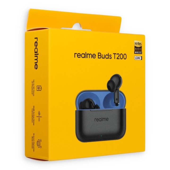 Бездротові навушники-вкладиші Realme Buds T200 сірі