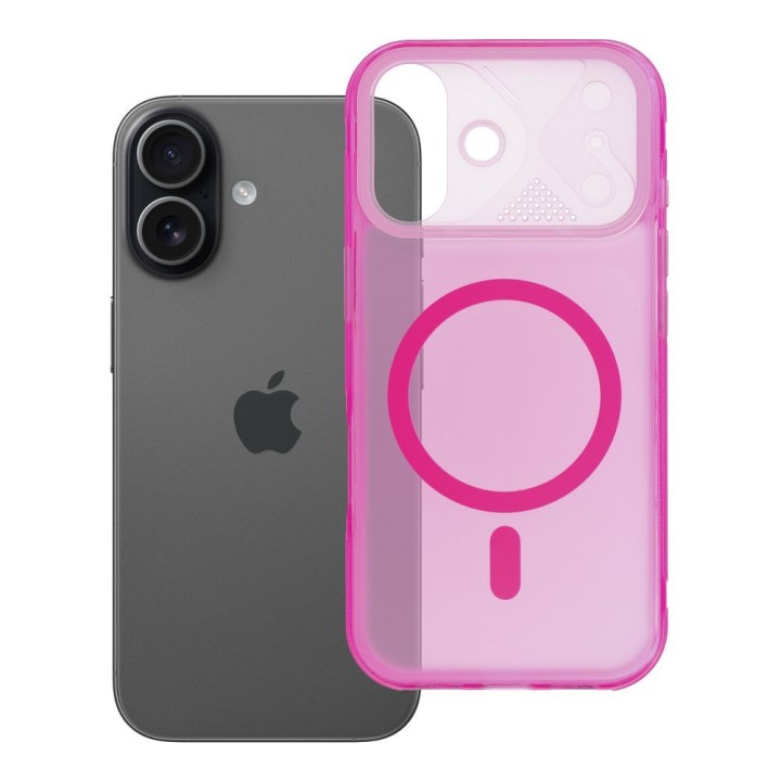 Case for iPhone 17 Aurora MagSafe compatible pink